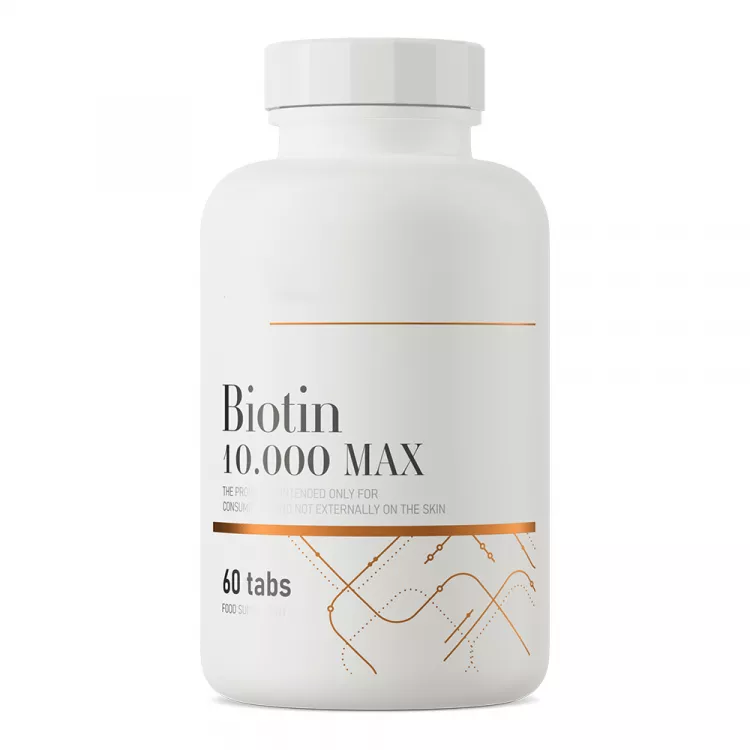 Hög dos biotin (60 tabletter)