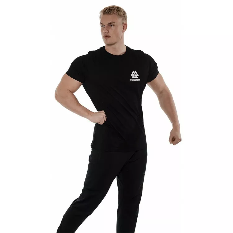 Unisex t-shirt i svart