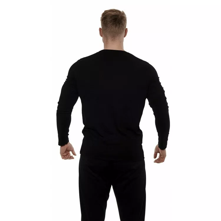 Unisex långärmad t-shirt i svart