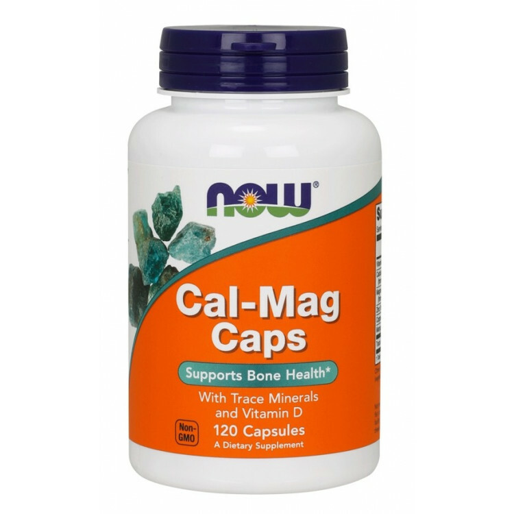 NOW FOODS CAL + MAG CAPS 120 stk 