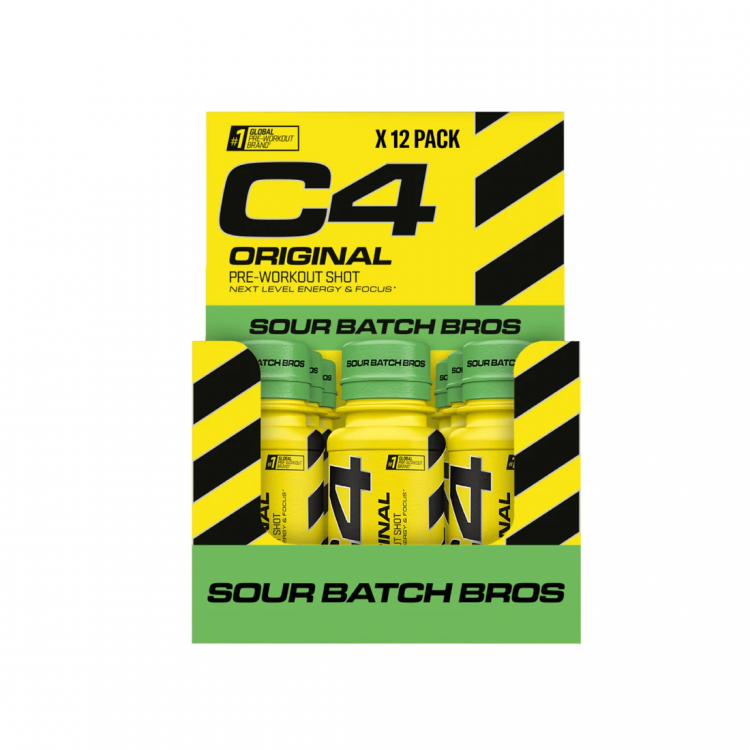 C4 pre-workout shots (12 x 60 ml)