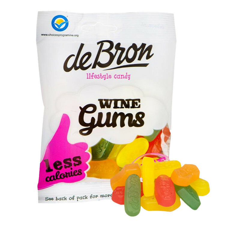 Vingummi, sockerfri och kalorireducerad (100 g)