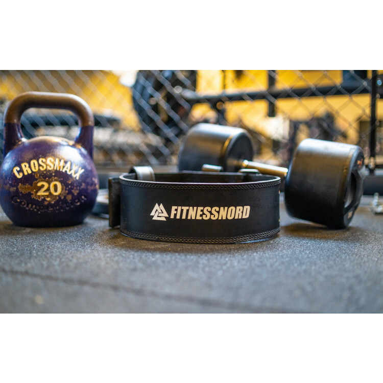 Träningsbälte i läder