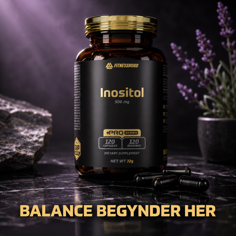 Fitnessnord Inositol 500 mg (120 kapsler)