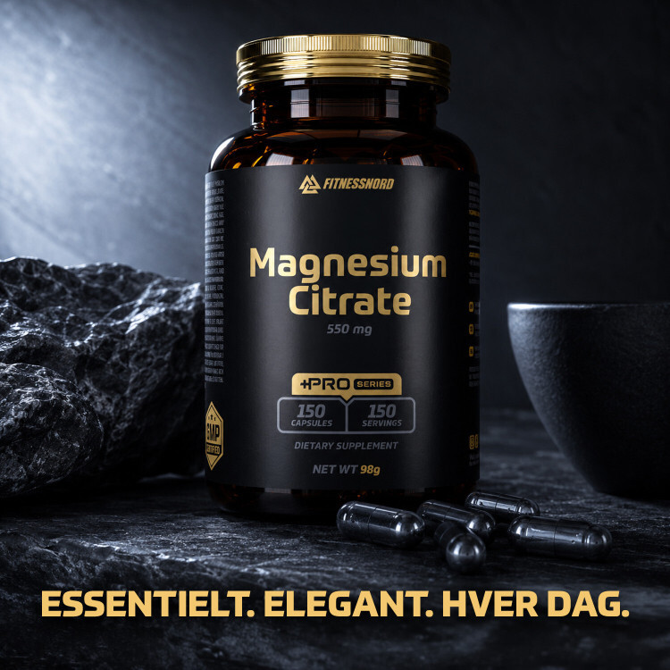 Fitnessnord Magnesium Citrate 550 mg (150 kapsler)