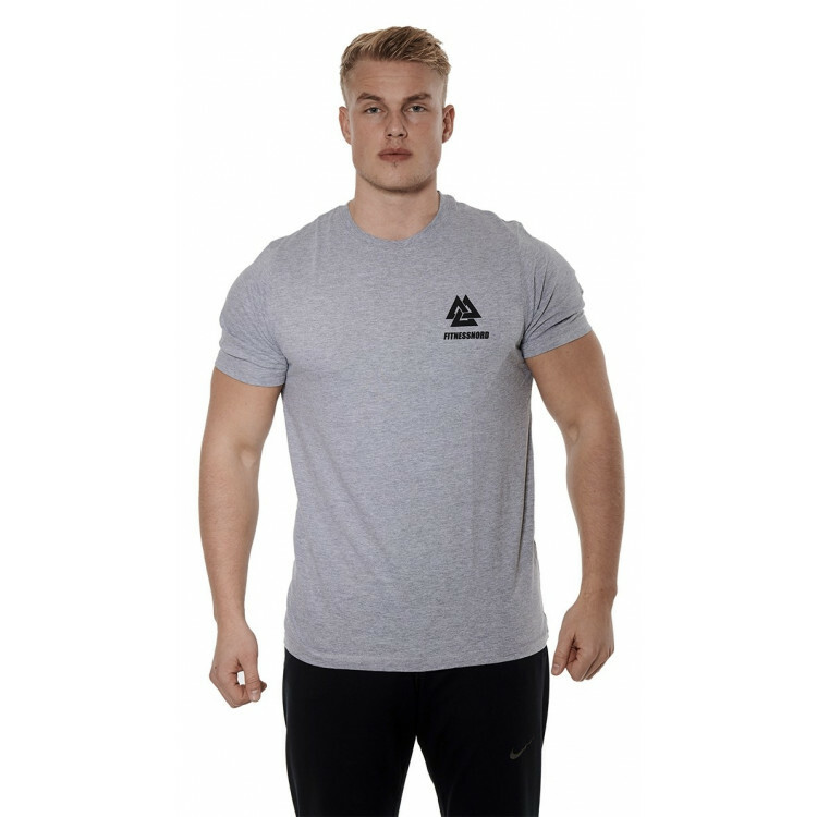 Unisex t-shirt i grått