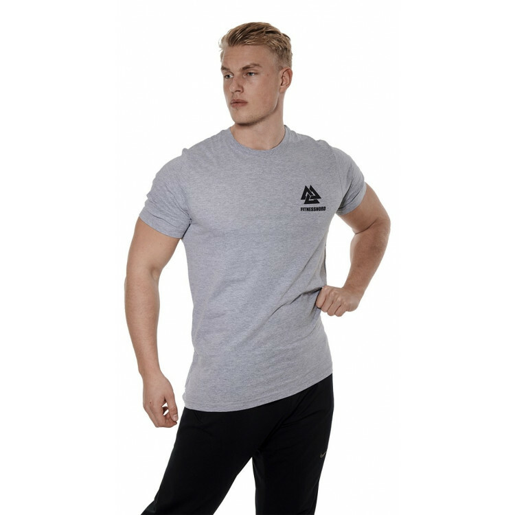 Unisex t-shirt i grått