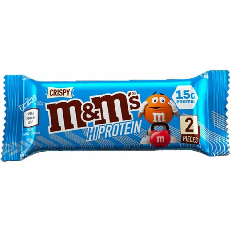 M&Ms bar med 29% protein (52 g)