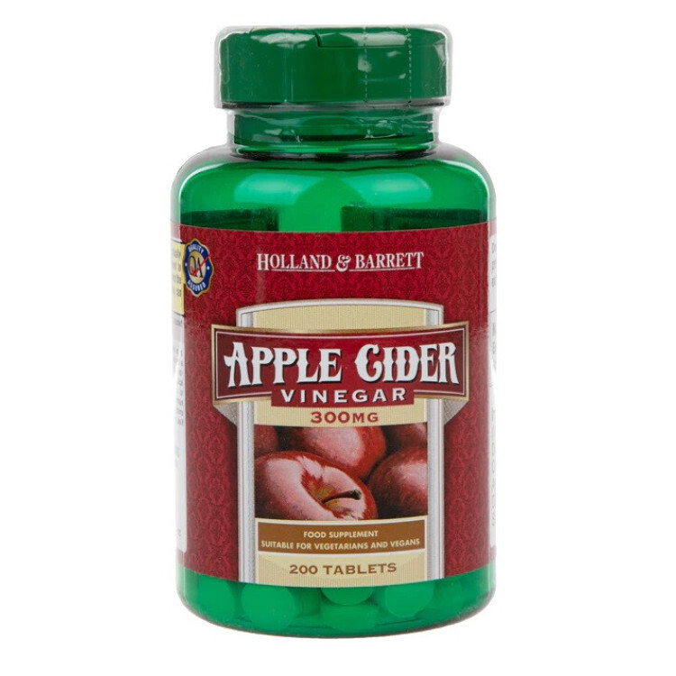 Apple Cider Vinegar 300mg, 200 tabs