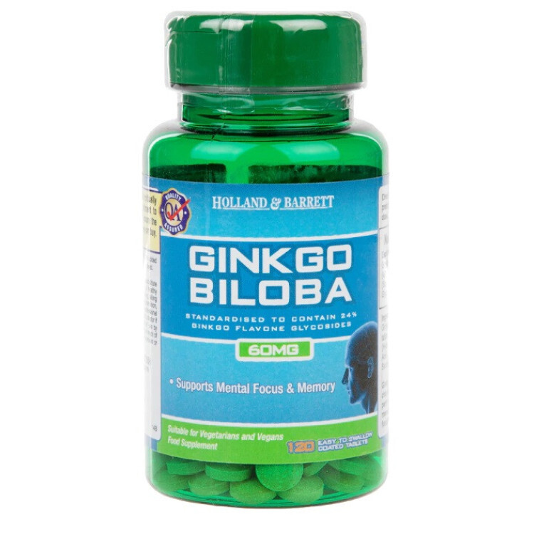 Ginkgo Biloba 60mg, 120 tabs