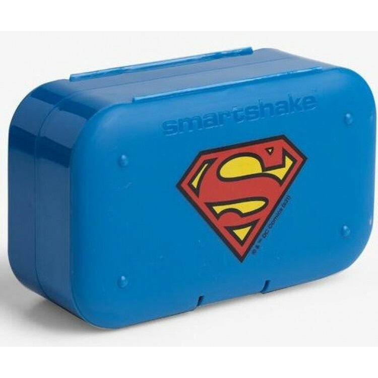 SMARTSHAKE PILL BOX ORGANIZER, 2-PACK - DC SUPERMAN