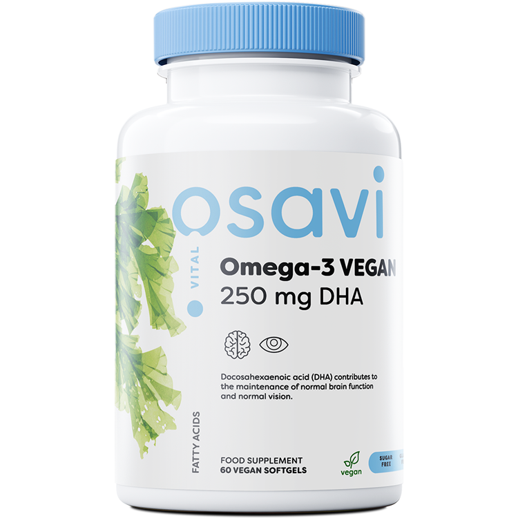 Omega-3 Vegan 250mg DHA 60 vegan softgels