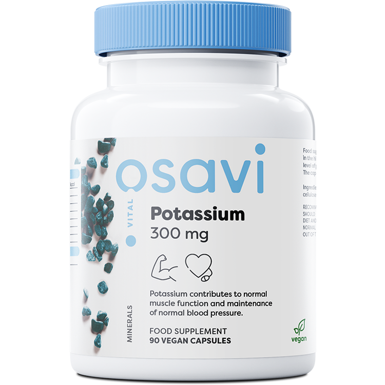 OSAVI POTASSIUM, 300MG - 90 VEGAN CAPS