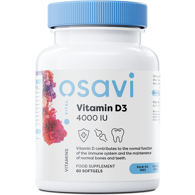 OSAVI VITAMIN D3, 4000IU - 60 SOFTGELS