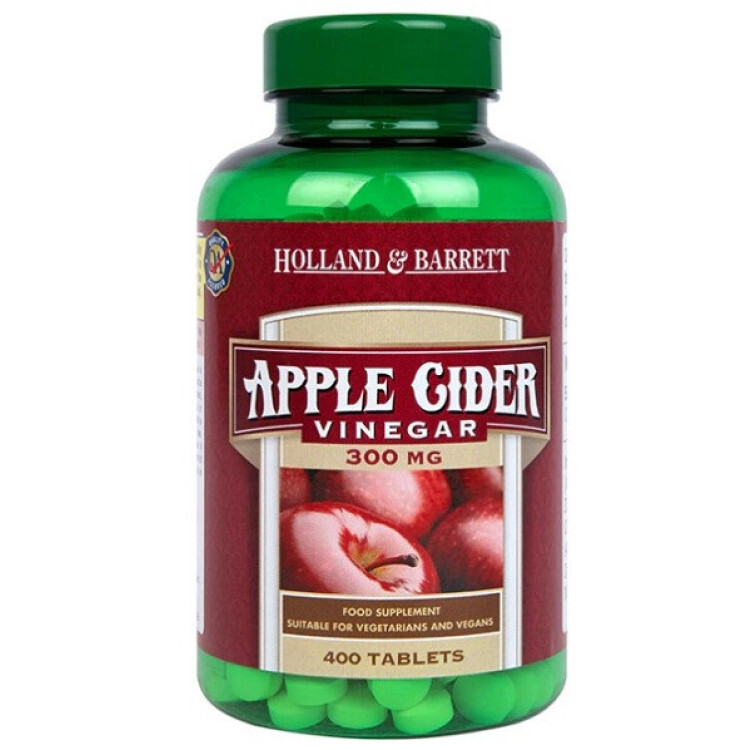 Apple Cider Vinegar 300mg, 400 tabs