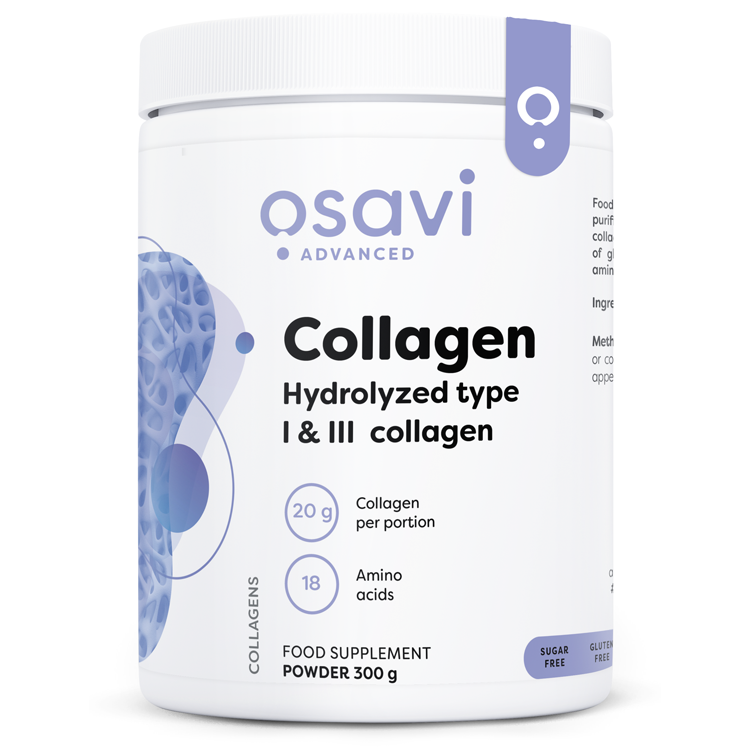 OSAVI COLLAGEN HYDROLYZED - TYPE 1 AND 3 - 300 GRAMS