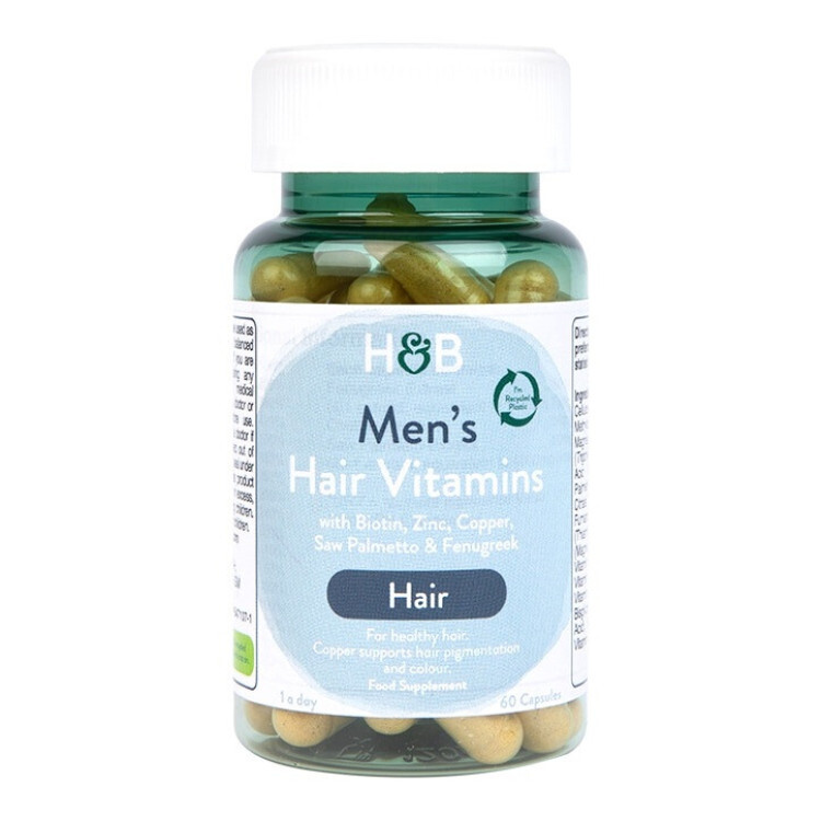 Men's Hair Vitamins, 60 kapsler