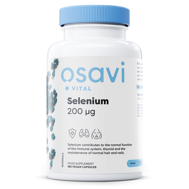 Selenium 200mcg 180 vegan kapsler