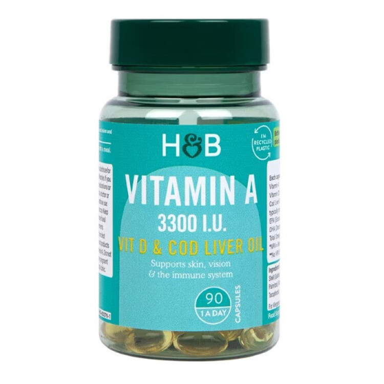 Vitamin A 3300 IU, 90 kapsler
