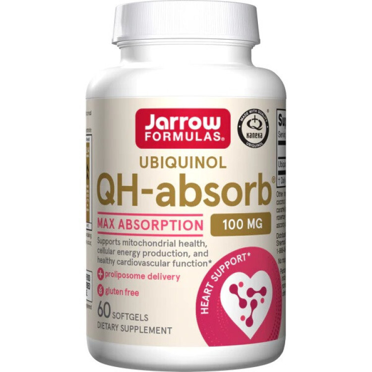 Ubiquinol QH-absorb 100mg, 60 softgels