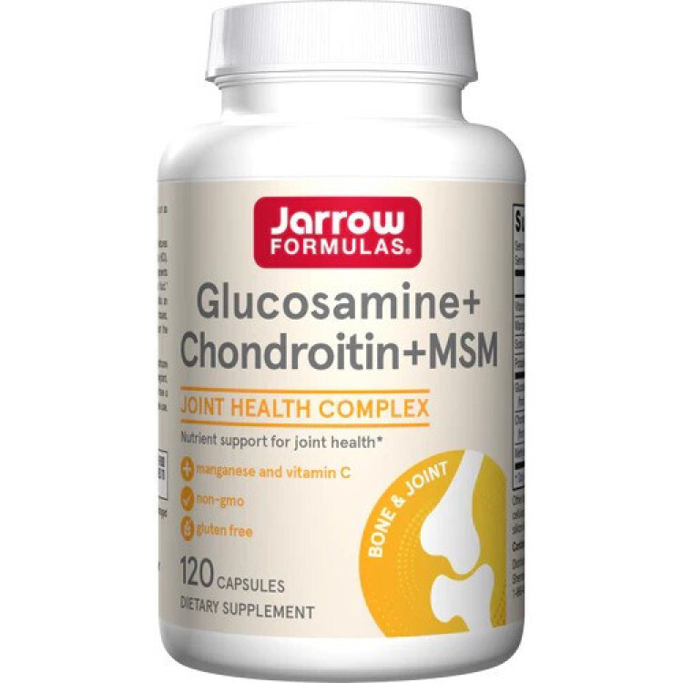 Glucosamine + Chondroitin + MSM, 120 kapsler