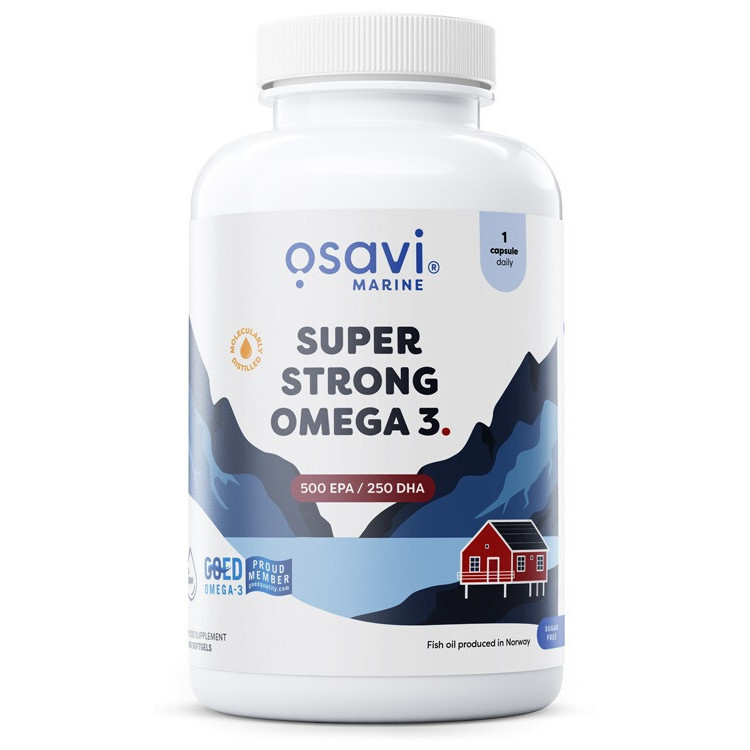 Super Strong Omega 3 500 EPA / 250 DHA 180 softgels