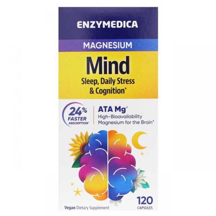 Magnesium Mind, 120 kapsler