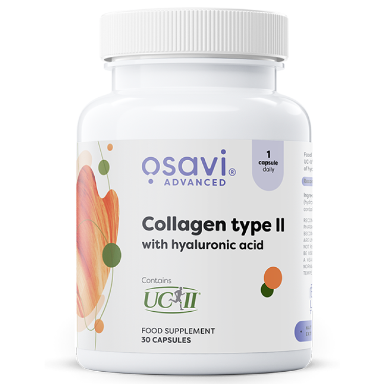 Collagen Type II with Hyaluronic Acid 30 kapsler