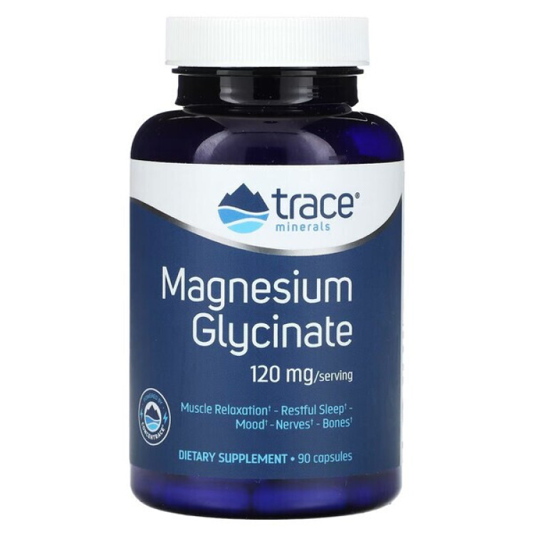 Magnesium Glycinate, 90 kapsler