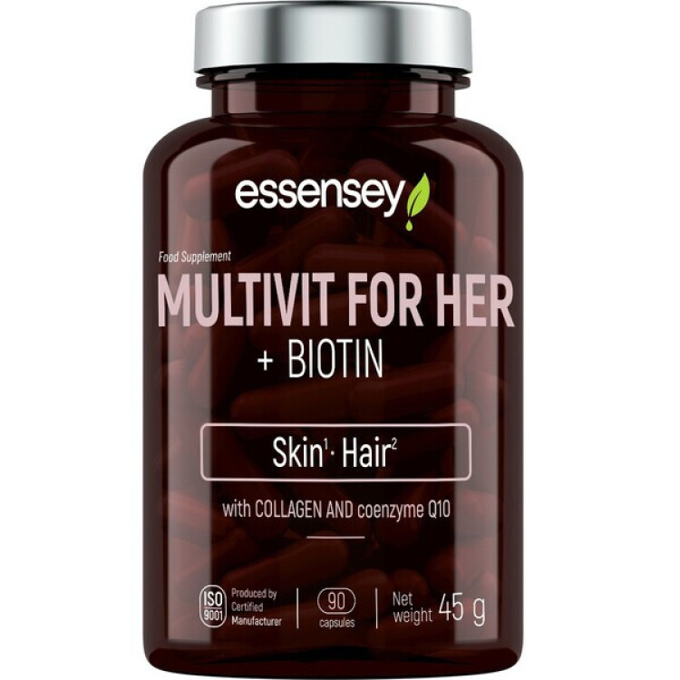 Multivit for Her + Biotin, 90 kapsler