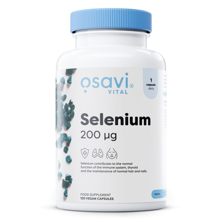 Selenium 200mcg 120 vegan kapsler