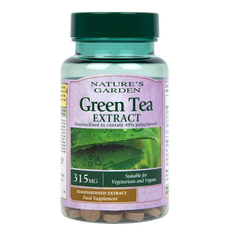Nature's Garden Green Tea ekstrakt 315mg, 200 tabs