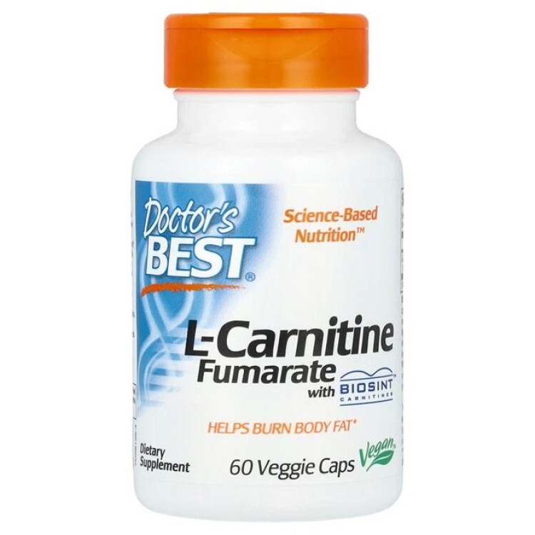L-Carnitine Fumarate med Biosint Carnitines, 60 vkapsler