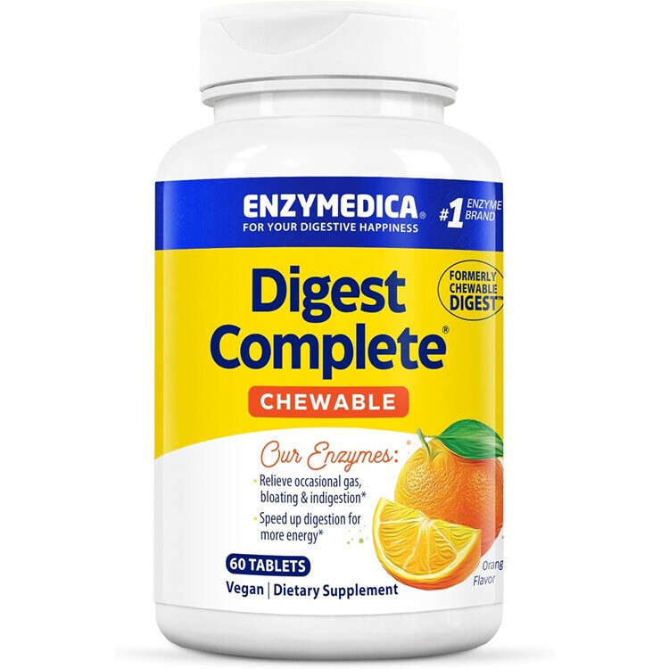 Digest Complete Chewable Orange, 60 tabs