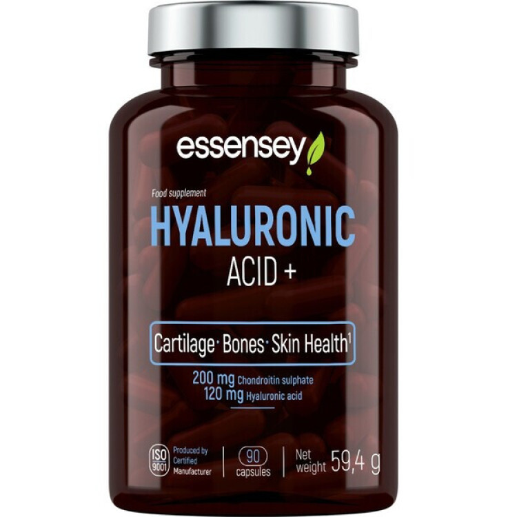 Hyaluronic Acid+, 90 kapsler