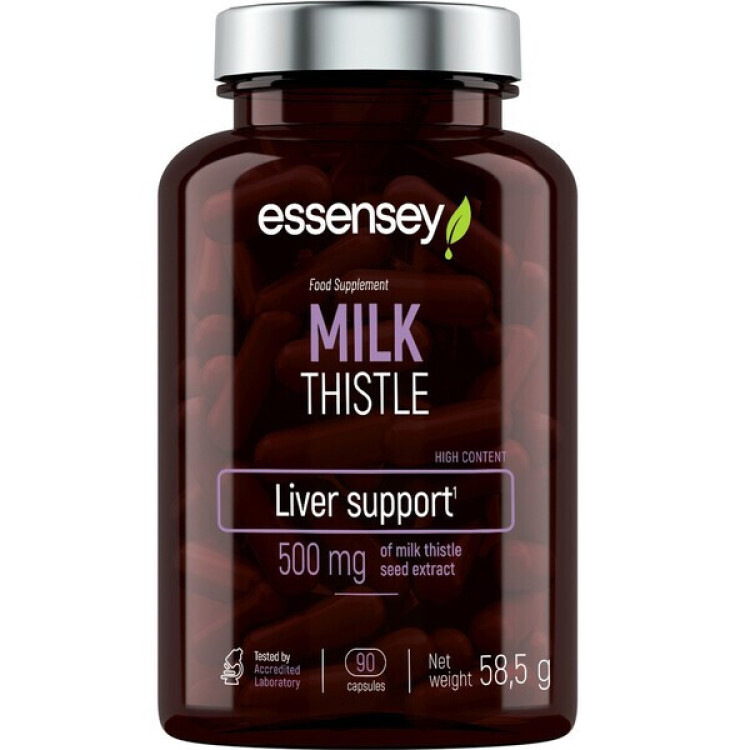 Milk Thistle 500mg, 90 kapsler