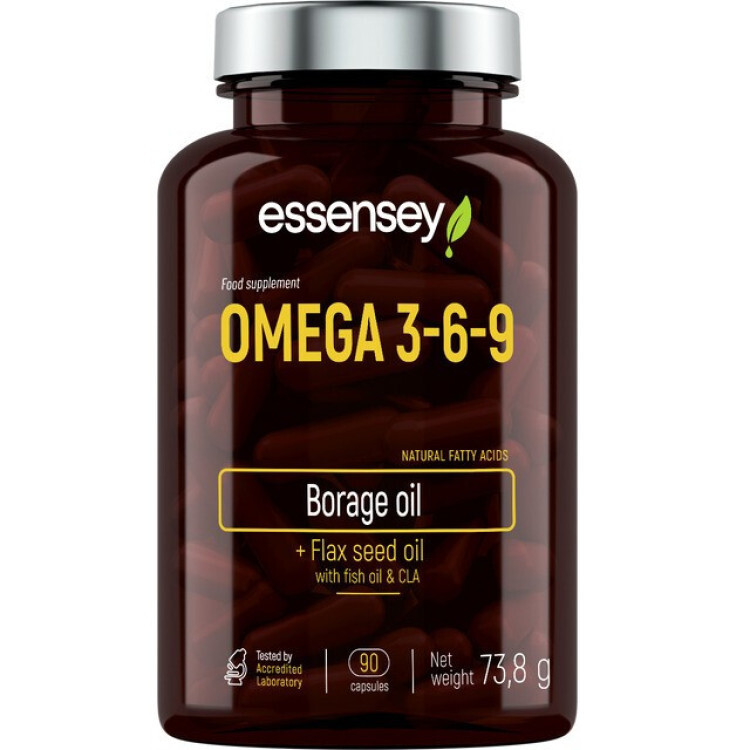 Omega 3-6-9, 90 kapsler
