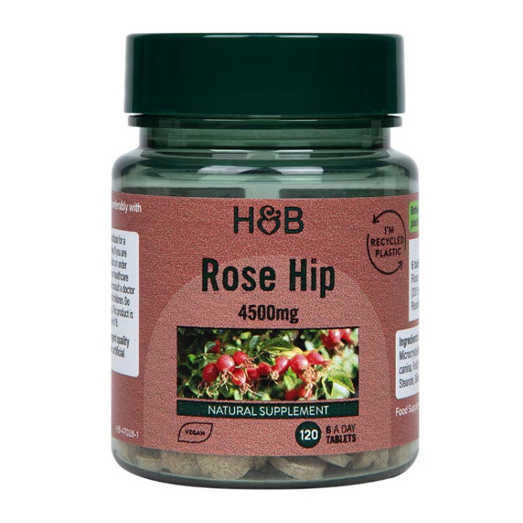 Rose Hip 4500mg, 120 tabletter