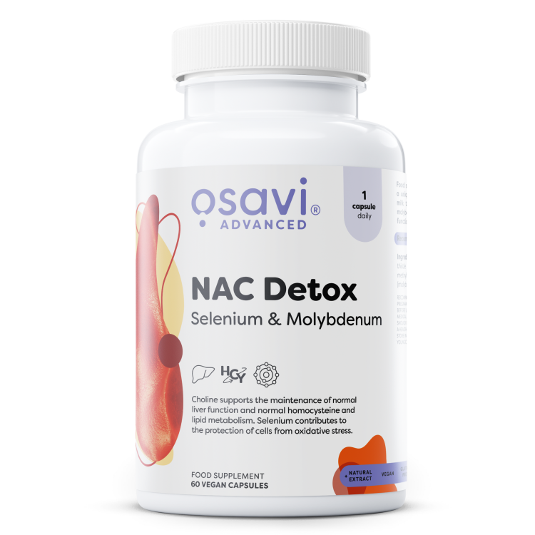 NAC Detox Selenium & Molybdenum 60 vegan kapsler