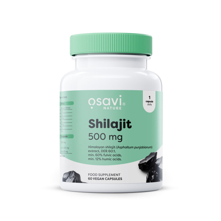 Shilajit 500mg 60 vegan kapsler