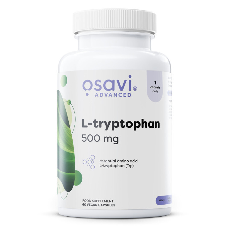L-tryptophan 500mg 60 vegan kapsler