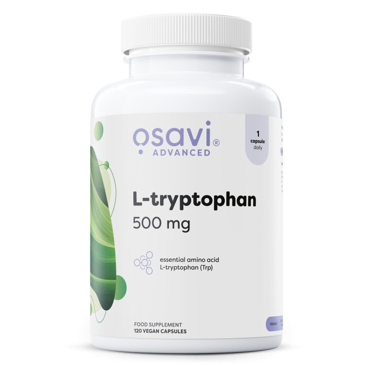 L-tryptophan 500mg 120 vegan kapsler
