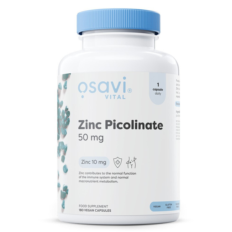 Zinc Picolinate 50mg 180 vegan kapsler