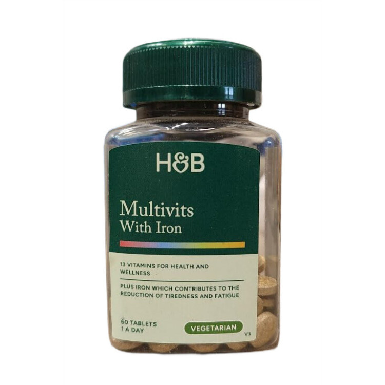 Multivits med Iron, 60 tabletter