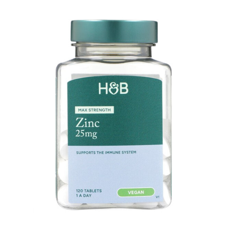 Max Strength Zinc 25mg, 120 tabletter
