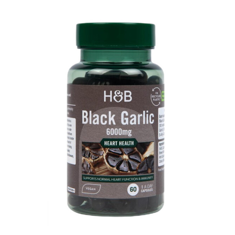 Black Garlic 6000mg, 60 kapsler