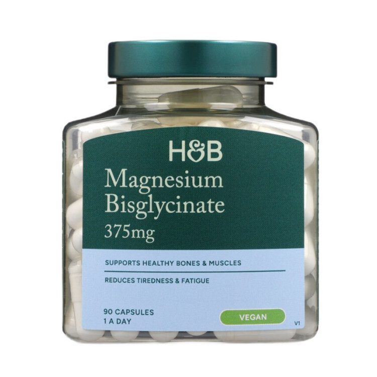 Magnesium Bisglycinate 375mg, 90 kapsler