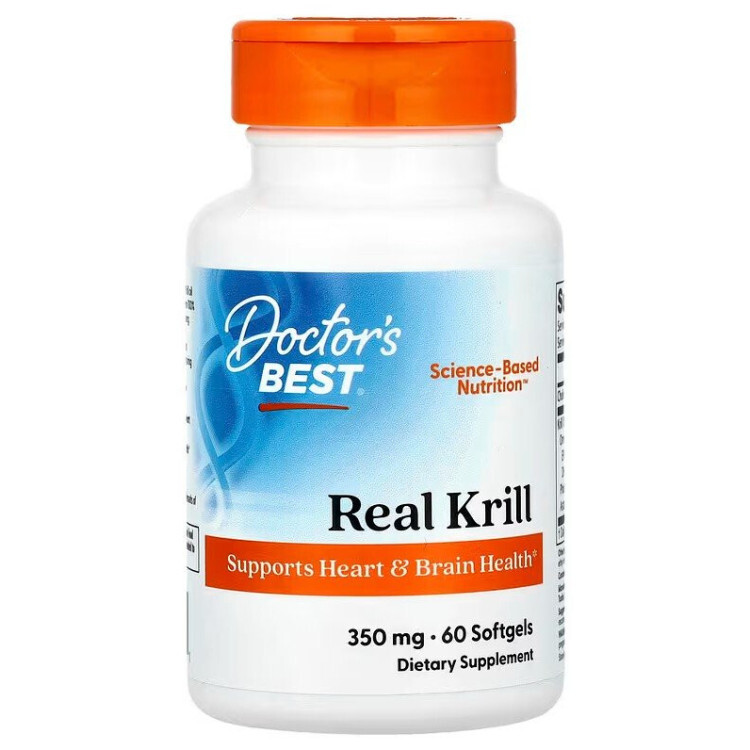 Real Krill 350mg, 60 softgels