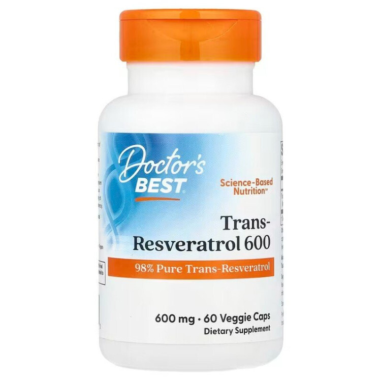 Trans-Resveratrol 600 600mg, 60 vkapsler