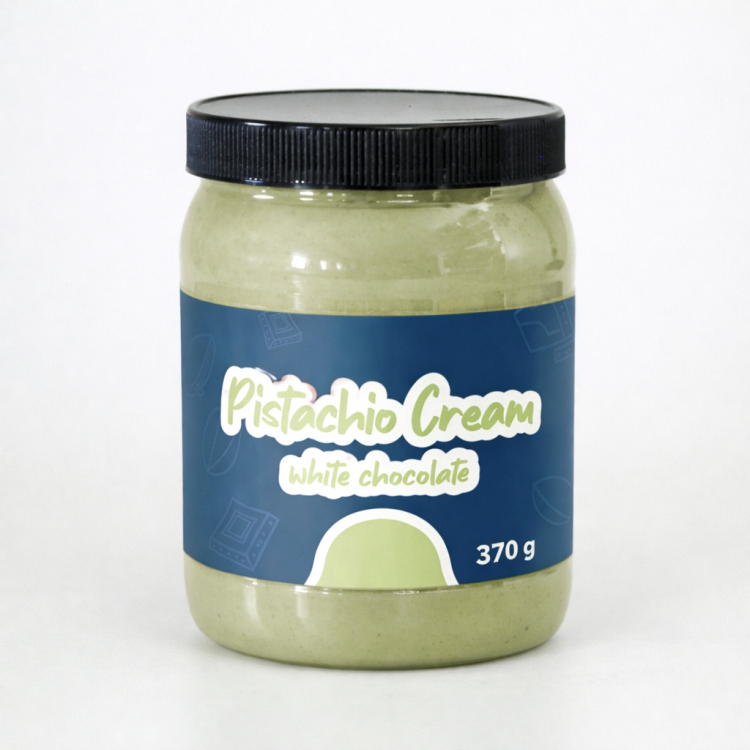 Pistaciecreme med Hvid Chokolade (370 g)